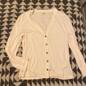 L’Agence cardigan/top cream xs